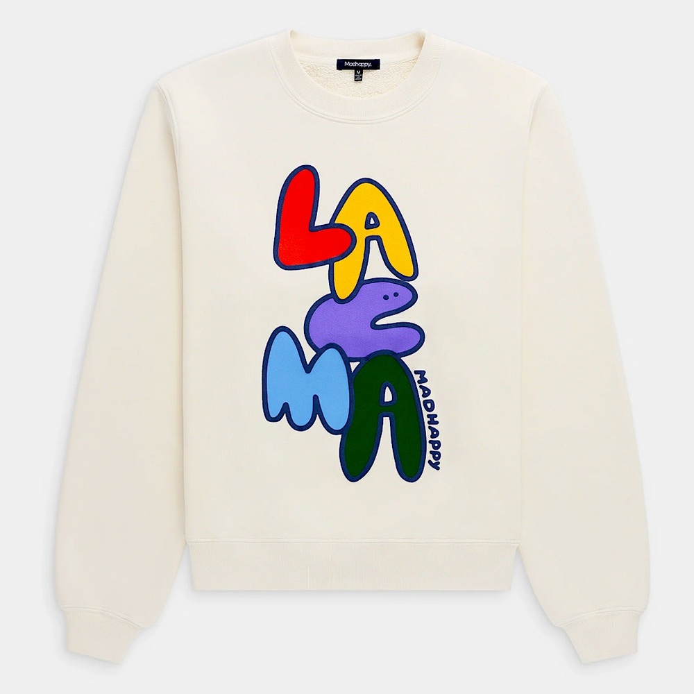 NWT⭐️Madhappy⭐️LACMA Collaboration Graphic Logo Sweatshirt